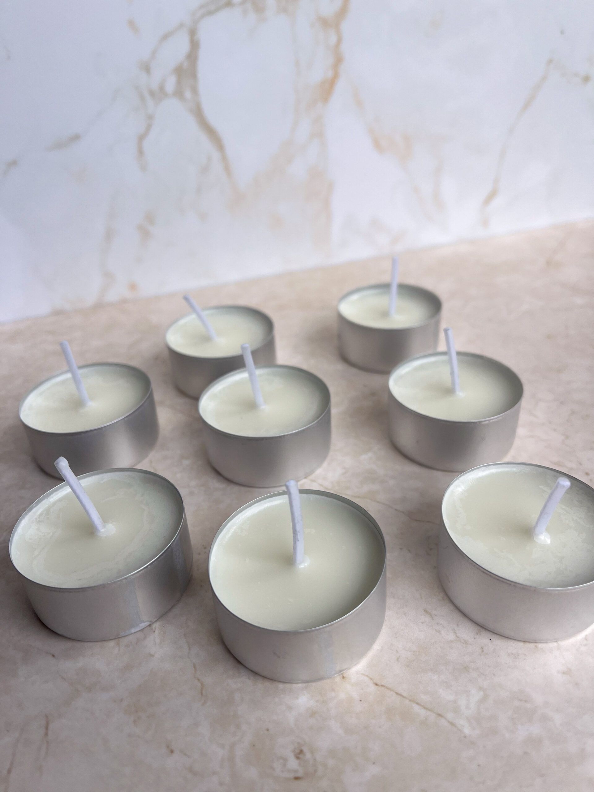 Velas de té