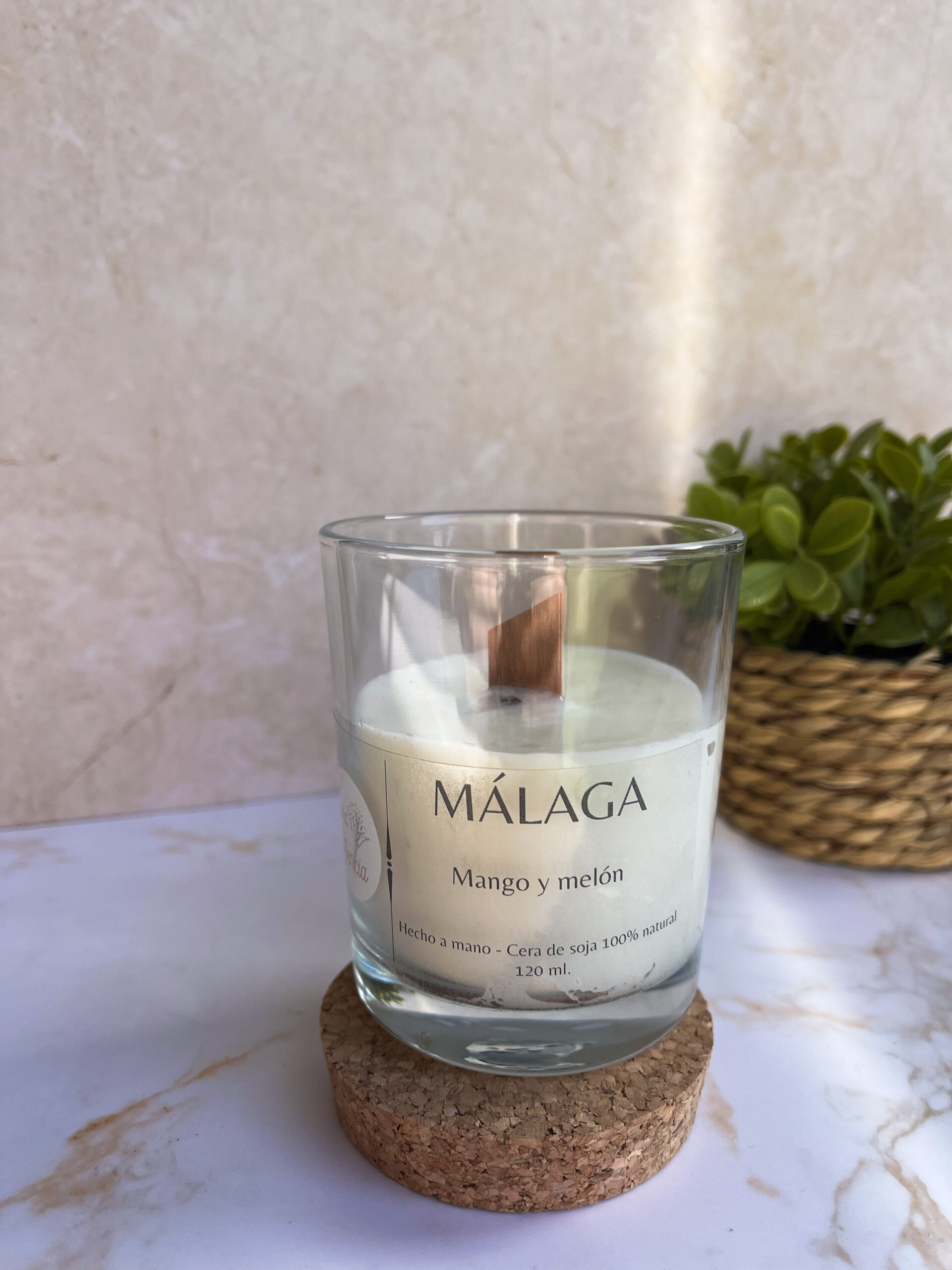 Vela aromática Málaga - Mango y Melón (120g)